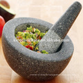 16.5*10cm stone granite slope front mortar and pestle